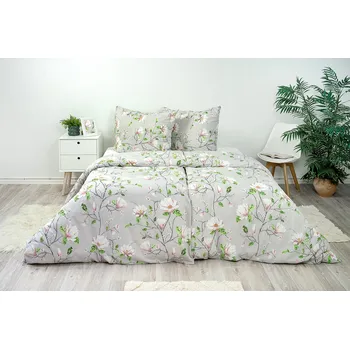 Povlečení Stanex Ložní povlečení bavlněné magnolie (LS293) rozměr: 90 x 70 cm, Zapínání: Knoflíkové