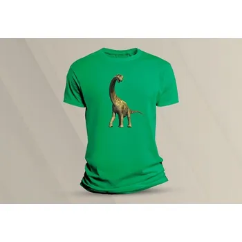 Dětské bavlněné tričko Dinosaorus. velikost 116 (5-6 let) Zelená