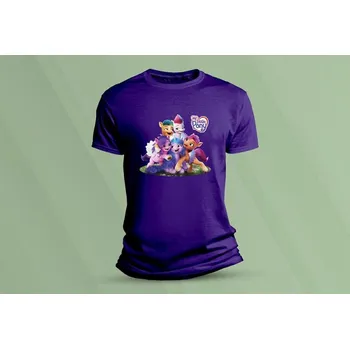 Dětské bavlněné tričko My little Pony. velikost 116 (5-6 let) Purpurová