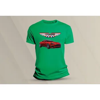 Dětské bavlněné tričko Aston Martin Vanquish. velikost 116 (5-6 let) Zelená