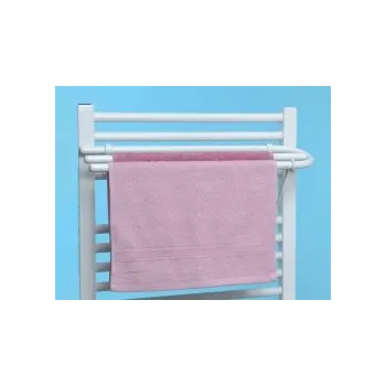 Sušák dvouramenný na trubkový radiátor, délka 50 cm, barva bílá lesklá