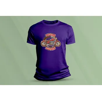 Chlapecké tričko Dětské bavlněné tričko Custom Motorcycles. velikost 104 (3-4 roky) Purpurová