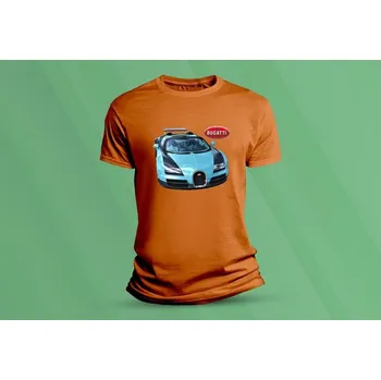 Chlapecké tričko Dětské bavlněné tričko Bugatti. velikost 104 (3-4 roky) Oranžová