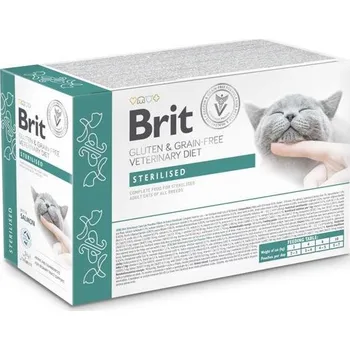 Brit Care Brit Veterinary Care Cat Pouch fillets in Gravy Sterilised 12x85 g