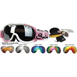 Sulov® Brýle sjezdové juniorské SULOV® PASSO, dvojsklo, bílo-červené