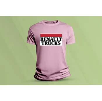 Dětské bavlněné tričko Renault Trucks 3. Růžová velikost 116 (5-6 let)