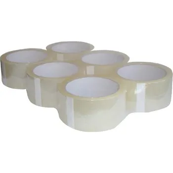 Lepicí páska páska balicí 25mmx66m TRANS. (6ks)