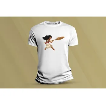 Chlapecké tričko Dětské bavlněné tričko Moana. Bílá velikost 104 (3-4 roky)