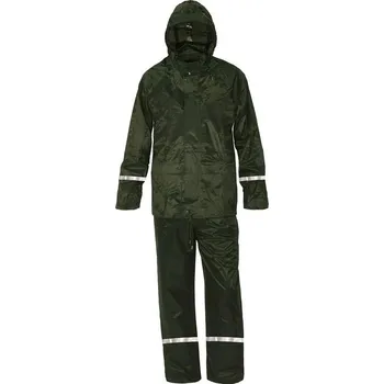 pracovní souprava CANIS CXS PROFI komplet nepromokavý zelený - XL