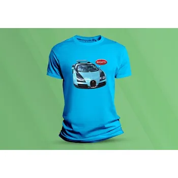 Chlapecké tričko Dětské bavlněné tričko Bugatti. velikost 152 Azurová