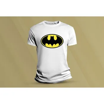Chlapecké tričko Dětské bavlněné tričko Batman 1. Bílá velikost 104 (3-4 roky)