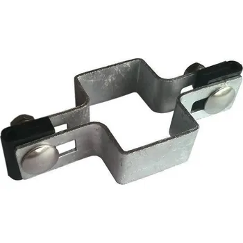 Příslušenství pro plot Objímka pro 3D panel light, průběžná 60x40 mm Zn