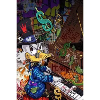 Diamantové malování Disney Diamantové malování - motivy z oblíbených kreslených Disneyho pohádek - kulaté diamanty II Rozměry: 20x25 cm, Varianta: J