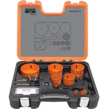 Pilová děrovka Sada Bi-metalových děrovek Bahco, 16-92mm, 10ks