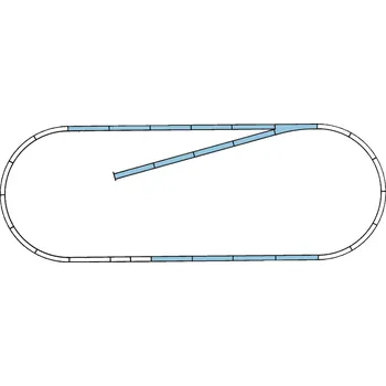 Sada kolejiva s podložím B Roco Line - Roco 42020 (Roco Line)