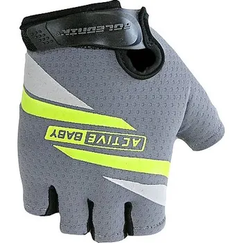 Cyklistické rukavice Rukavice Active Baby šedé vel.3