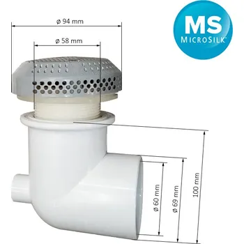 Bazénové čerpadlo Balboa Water Group Balboa Sací koš MS01