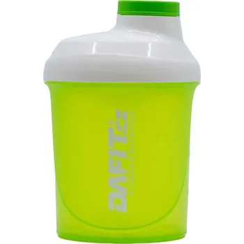 Dafit Šejkr 300 ml světle zelená, bílé logo