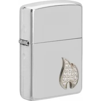 Zapalovač 28027 Sterling Silver Flame Emblem