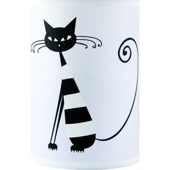 Lampička S.T.R. 03542 Stolní lampa ZYTA, 1xE14, 25W, kočka, bílá