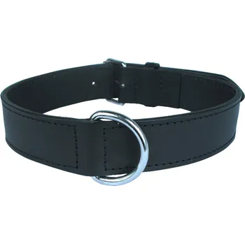 Obojek pro psa Kožený obojek, černý, Zolux Šířka x délka: 45 cm