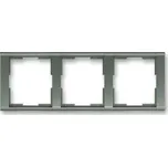 ABB TIME Rámeček trojnásobný, vodorovný, antracitová