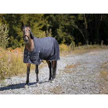 Deka pro koně Výběhová deka RIDING WORLD Oxford - pláštěnka, 0g černá, 125 cm