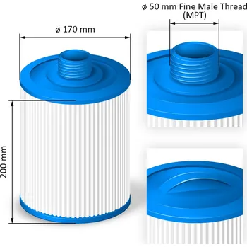 Bazénová filtrace Filtrační kartuše SC720 pro Artesian Spas