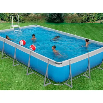 Bazén Technypools Bazénový set SUPREME 800 8,26 x 4,36 x 1,32 m (0519K) Barva: šedá + DÁREK ZDARMA