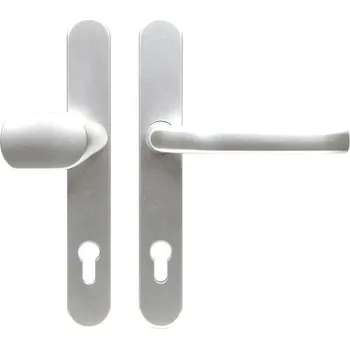 Dveřní kování RICHTER Hliníkové kování pro vstupní dveře - RHD.0030.92.F1, STŘÍBRNÉ