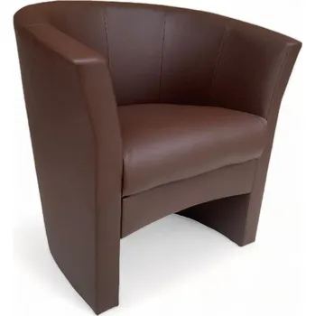 Křeslo pohodlnesezeni.cz Klubové křeslo KUBA hnědá KLUBOVÉ KŘESLO KUBA hnědá