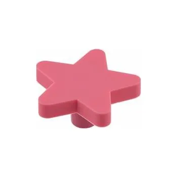 GTV Rukojeť gumová Star růžová