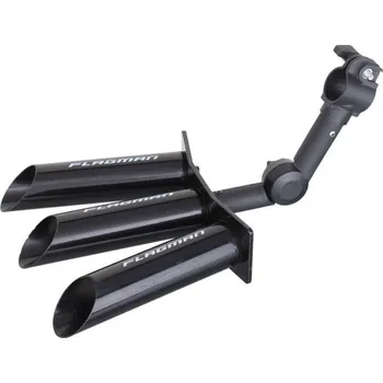 Pouzdro na prut Flagman držák na pruty Three Rod Holder D-25,30,36 mm (DKR106) (Flagman Rod Holder – Držák na pruty, vyrobený z lehké hliníkové slitiny.)