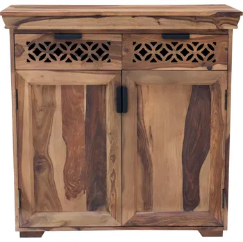 Komoda AV interiery Komoda MIRA KM 90x45x90 z masívu palisandr Odstín palisandru: only stain