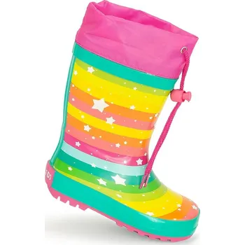 Dívčí holínky Pidilidi dívčí holínky gumové - design rainbow, Pidilidi, PL0051-01, Holka 2023 Velikost: 27