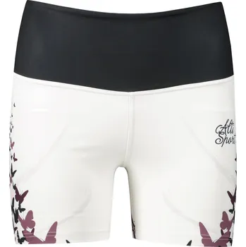 Dámské kalhoty Dámské krátké legíny premium ALTISPORT VOJ/ALW022LEG03 BÍLÁ M