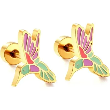 Náušnice Dívčí náušnice z nerezové oceli - 201 g