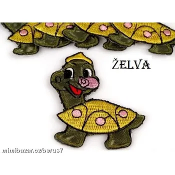 Nášivka - nášivky - nažehlovačky - nažehlovačka želva