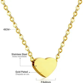 Náhrdelník Ocelový náhrdelník s přívěskem - NE219301G