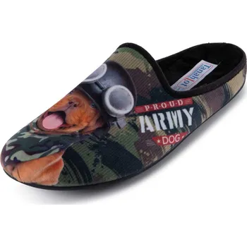 Pánské pantofle Pánská domácí obuv 5556730 SHOESY multicolor Barva: Zelená, Velikost: 45