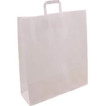 Dárková taška Taška 44*14*50 cm, bílý kraftový papír 80 g