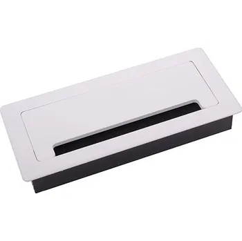 Nábytkové kování Průchodka s tlumením a dovíraním ALU 200x90x28, bílá