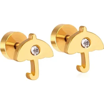 Náušnice Stylové elegantní náušnice z chirurgické oceli - deštník