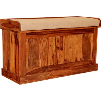 Úložný box AV interiery Truhla RAMI BOX T, indický nábytek z masivu Odstín palisandru: super natural