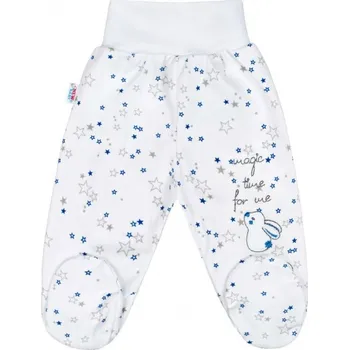 Dupačky Polodupačky kojenecké bavlna - MAGIC STARS hvězdičky modro-šedé - vel.50