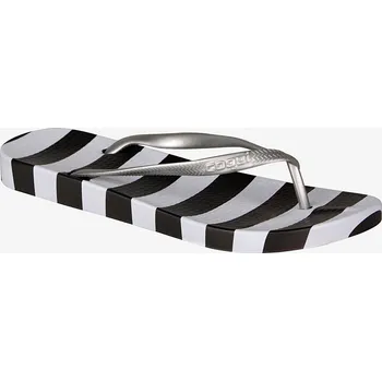 Dámská obuv Dámské žabky COQUI KAJA Black/White dots and stripes 41