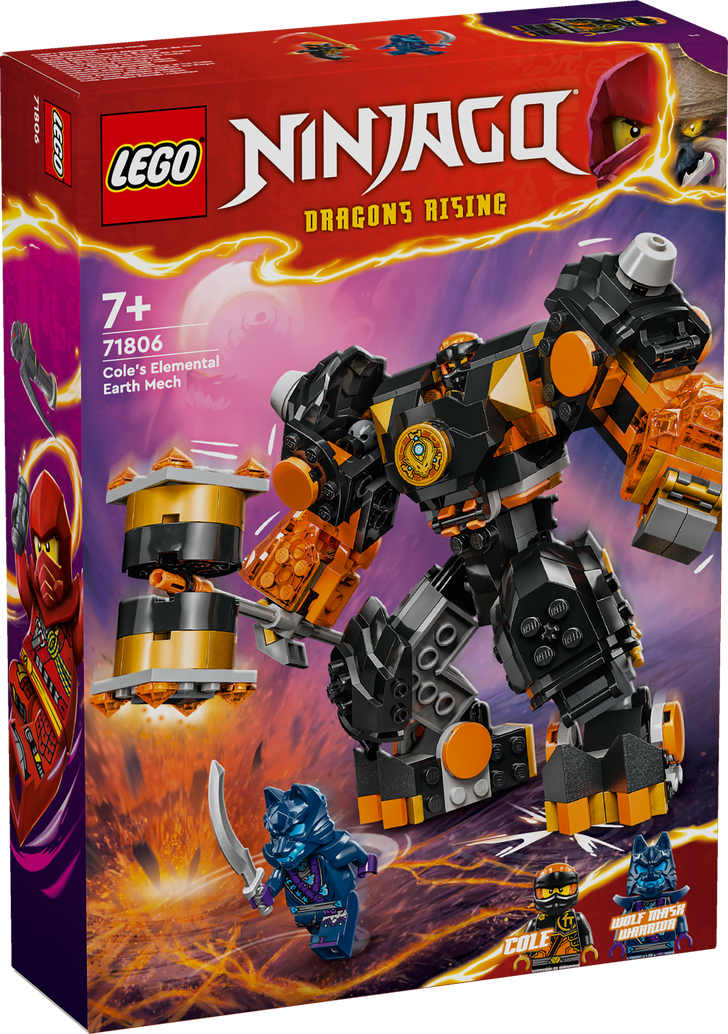 foto Stavebnice LEGO LEGO Ninjago 71806 Coleův živelný zemský robot