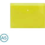 Obal spisový s klopou a drukem A5 Luma, žlutý
