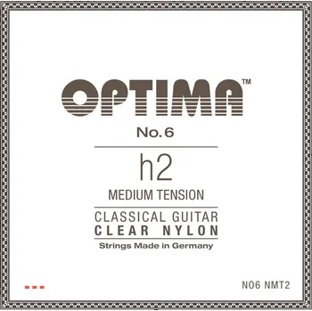 Příslušenství pro strunný nástroj Optima Struny pro Klasickou kytaru Jednotlivé strunyH/B2 Nylon medium 126149