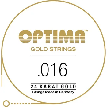 Příslušenství pro strunný nástroj Optima Optima struny pro akustickou kytaru Gold StringsH/B2 .016 GPS016 7457